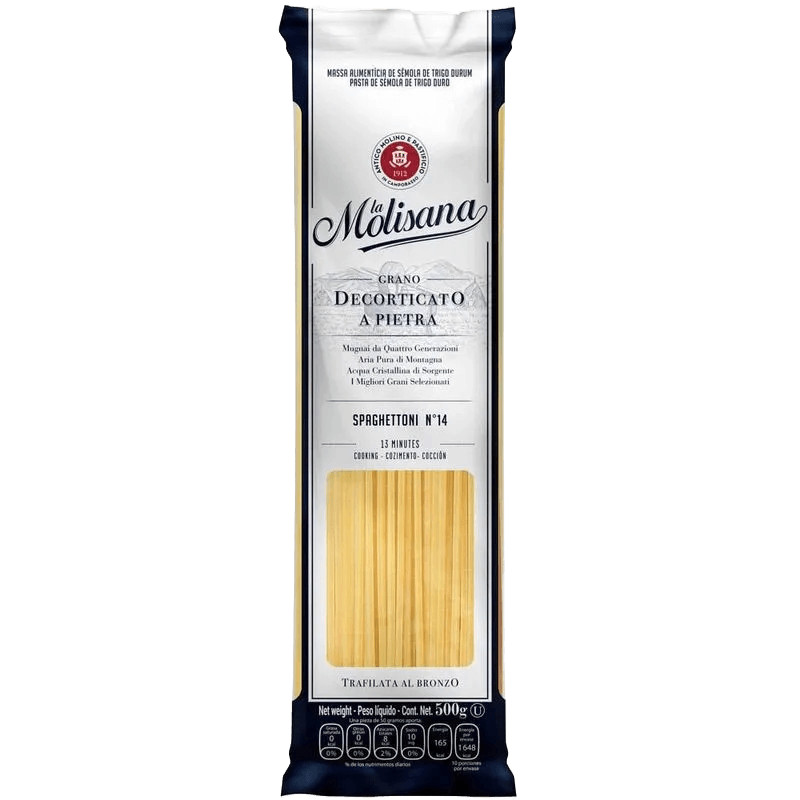MACARRÃO LA MOLISANA 14 SPAGHETTONI 500G em Oferta na Shopee
