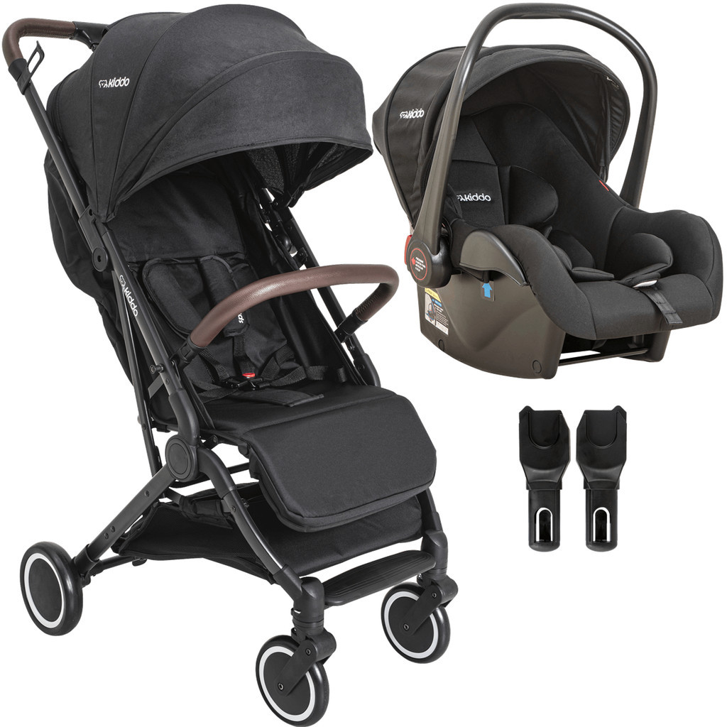 Carrinho de Bebe Compacto Bebe Conforto Kiddo Sprint II Preto em Oferta na Shopee