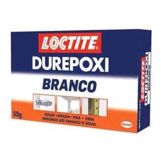 Massa Adesiva Epóxi Durepoxi Branco 50g Loctite Henkel 01 Un