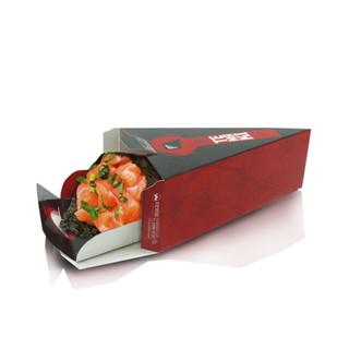 Embalagem Caixa Para Temaki Delivery Preta - 50un em Oferta na Shopee