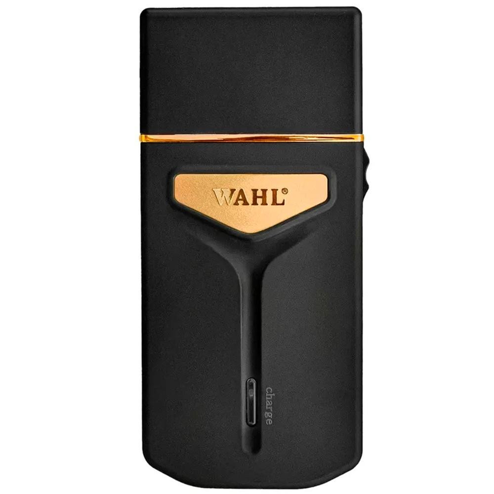 Barbeador Elétrico Wahl Travel Shaver Carregamento USB 7 Peças Acessórios