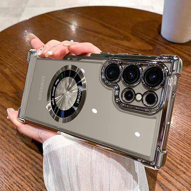 Capa Magnética Completa À Prova De Choque Para Telefone Samsung Galaxy S24 S23 S22 Ultra Nota 20Ultra Proteção Da em Oferta na Shopee