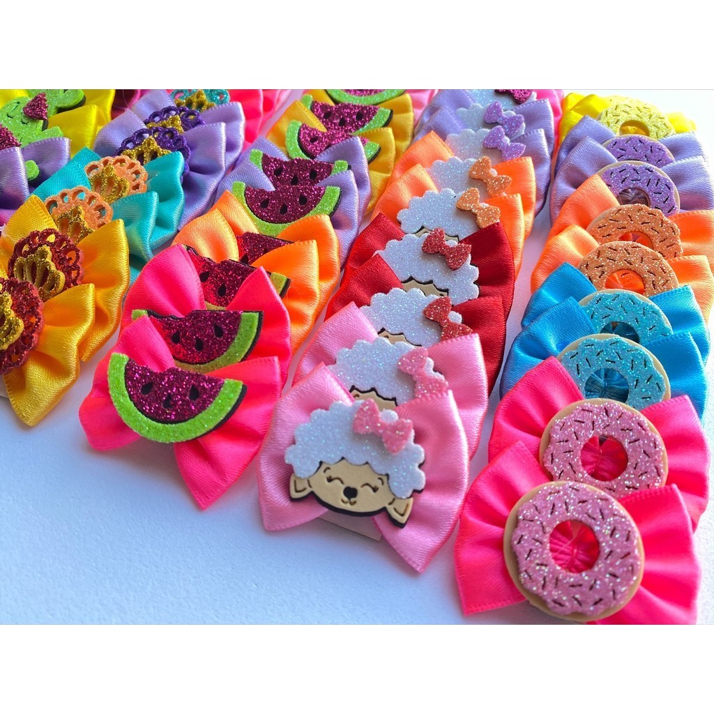 Laços Pet 1054 - tamanho M - 50 unidades em Oferta na Shopee