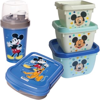 Kit Porta Lanche Infantil Mickey Escola Passeio Plasutil em Oferta na Shopee