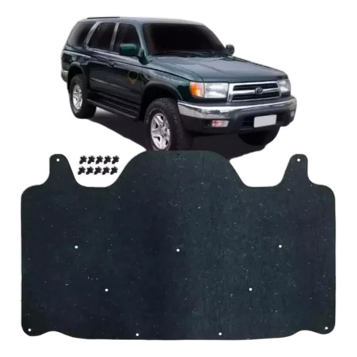Forro Manta Térmico Revestido Hillux Sw4 1996 1997 1998 1999 2000 2001 2002 2003 2004 com Presilhas