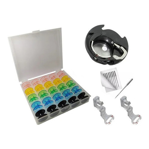 Caixa De Bobina Pezinho Bordadeira Janome Mc350E MC370E Elna 8300 Bernina Deco 340