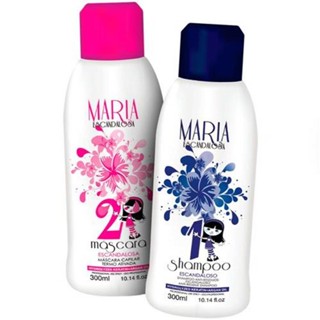 Kit Escova Alinhador Shampoo e Máscara Boniquinha 2x300ml em Oferta na Shopee