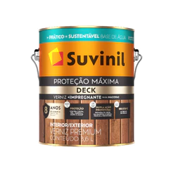 Verniz Proteção Máxima Deck Base Água Brilhante Cores 3,6L Suvinil