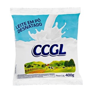 Leite em Pó Desnatado CCGL 400g em Oferta na Shopee