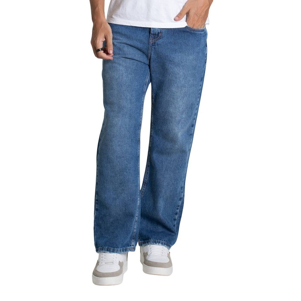 Calça Jeans Sawary Baggy - 279306 em Oferta na Shopee