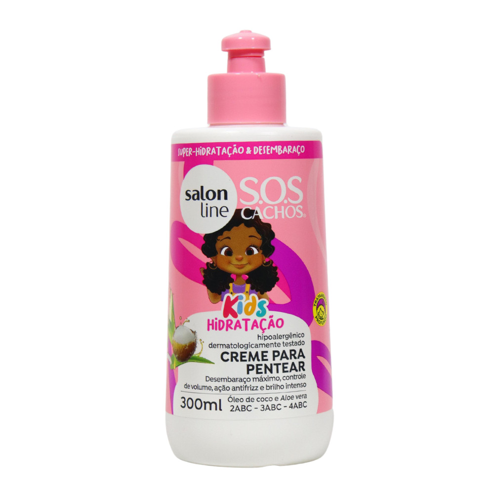 Creme Para Pentear S.o.s Cachos Kids Salon Line 300ml em Oferta na Shopee
