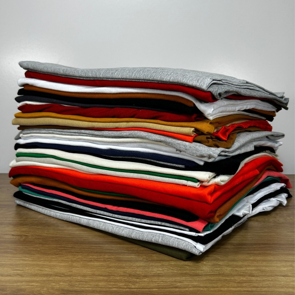 Pacote C/ Retalhos Meia Malha P Colorida lisa Camisetas, blusas e moda íntima Peças de até 80cm 1kg rendimento 3,5m em Oferta na Shopee