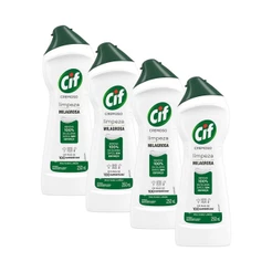 Kit 4 Multiuso CIF Cremoso Limão 250ml