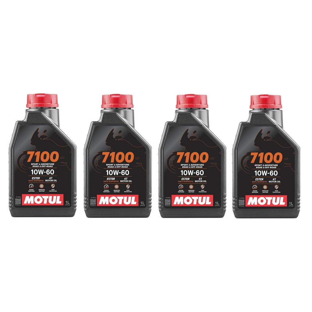 Oleo De Motor Motul 7100 10w60 4t 1l Sintético Ktm Husqvarna 4 Unidades
