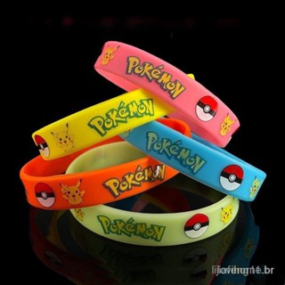 24 peças luminosas Pokemon Bracelet Acessórios para meninos e meninas Birthday Party em Oferta na Shopee