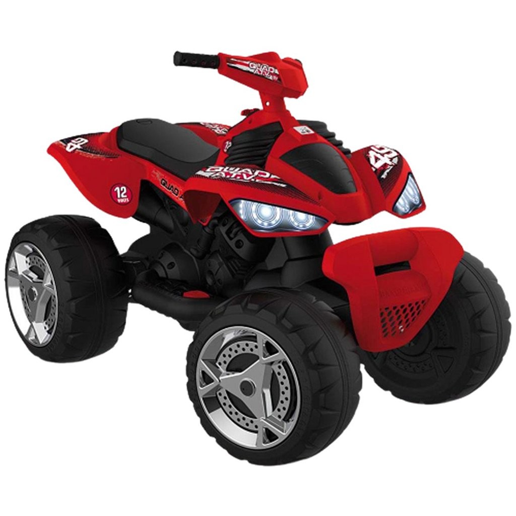 Quadriciclo Infantil Eletrico Bandeirante Vermelho e Preto 12V em Oferta na Shopee