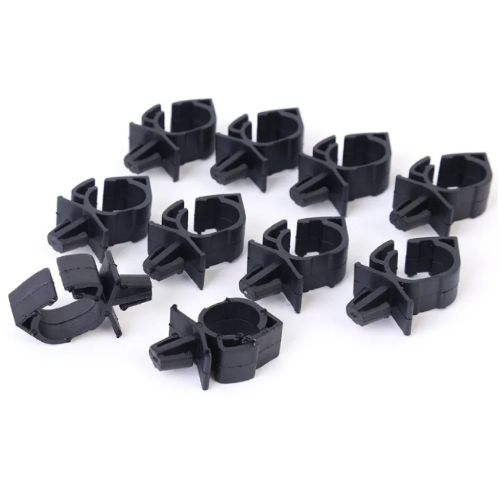 KIT 100 GRAMPOS PRESILHAS FIXAÇÃO FIAÇAO CHICOTES CARRO CAPO