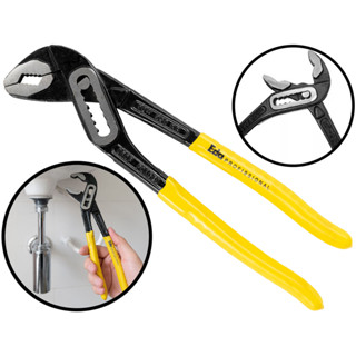 Alicate Bomba D'água Bico Papagaio Com Canaleta Cabo Emborrachado 7 Posições De Ajuste 10 Pol Eda em Oferta na Shopee