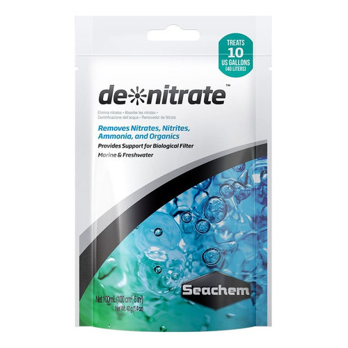 Seachem De Nitrate 100ml Remove Nitrato Nitrito E Amônia