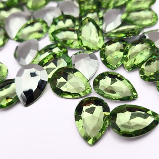 Chaton Gota 13x18mm - Verde Claro - Base Irregular em Oferta na Shopee