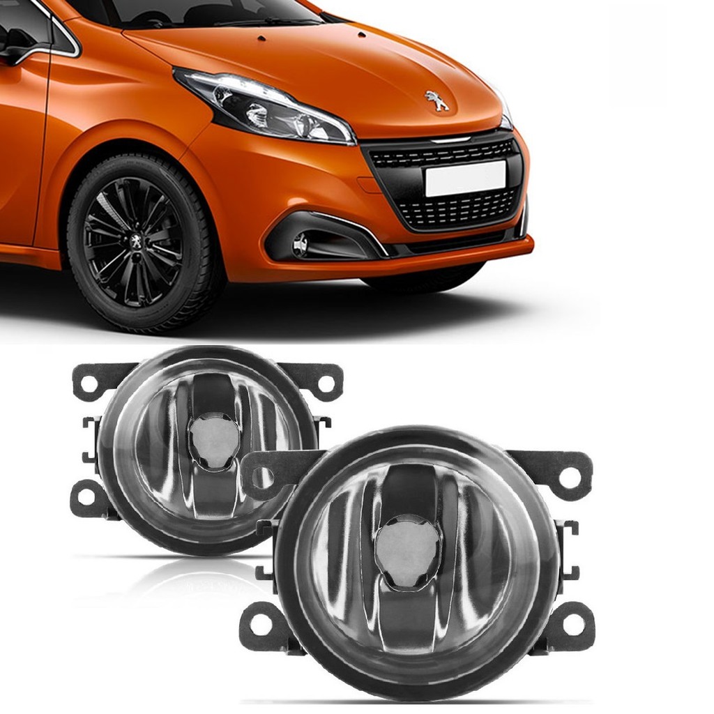 Par Farol De Milha Universal Peugeot 208 2012 2013 2014 2015 2016 2017 2018 2019 2020
