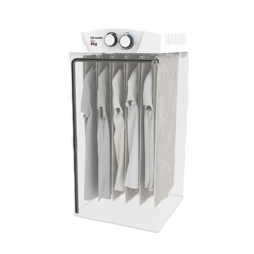 Secadora De Roupas Solaris Branca 8kg Com Timer Ar Quente E Frio 220V