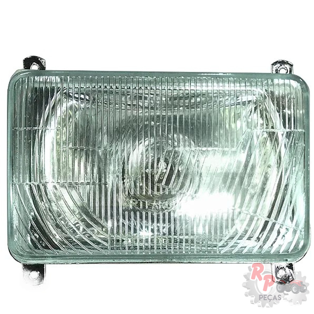 Farol Dianteiro Retangular Com Lâmpada Para Trator 3410451