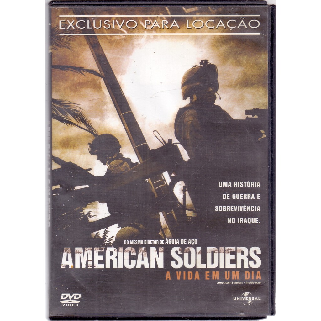DVD AMERICAN SOLDIERS / DO MESMO DIRETOR DE ÁGUIA DE AÇO [9]