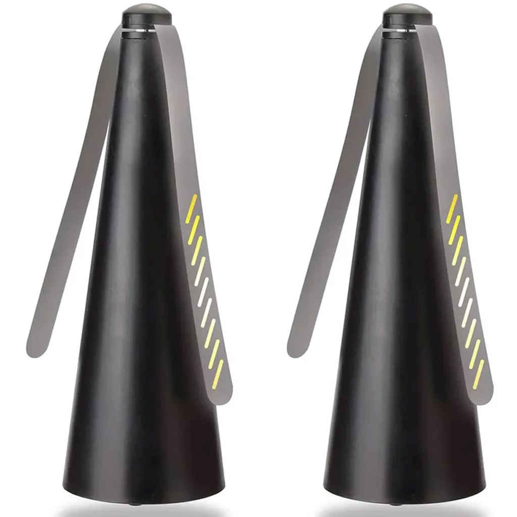 Kit 2 Ventilador Repelente De Mesa Inseto Mosquito Mosca Jardim Restaurantes Lanchonente em Oferta na Shopee