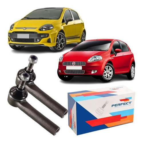 Detalhes do Kit Terminal Direção Fiat Punto Linea 2009 Á 2017