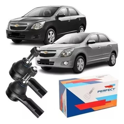 Detalhes do Par Terminal Direção Perfect Gm Cobalt 1.8 8v 2015 2016