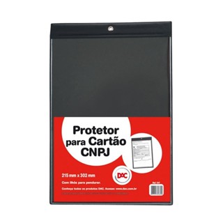 Porta documento para cartão de CNPJ 047 215x302mm Dac