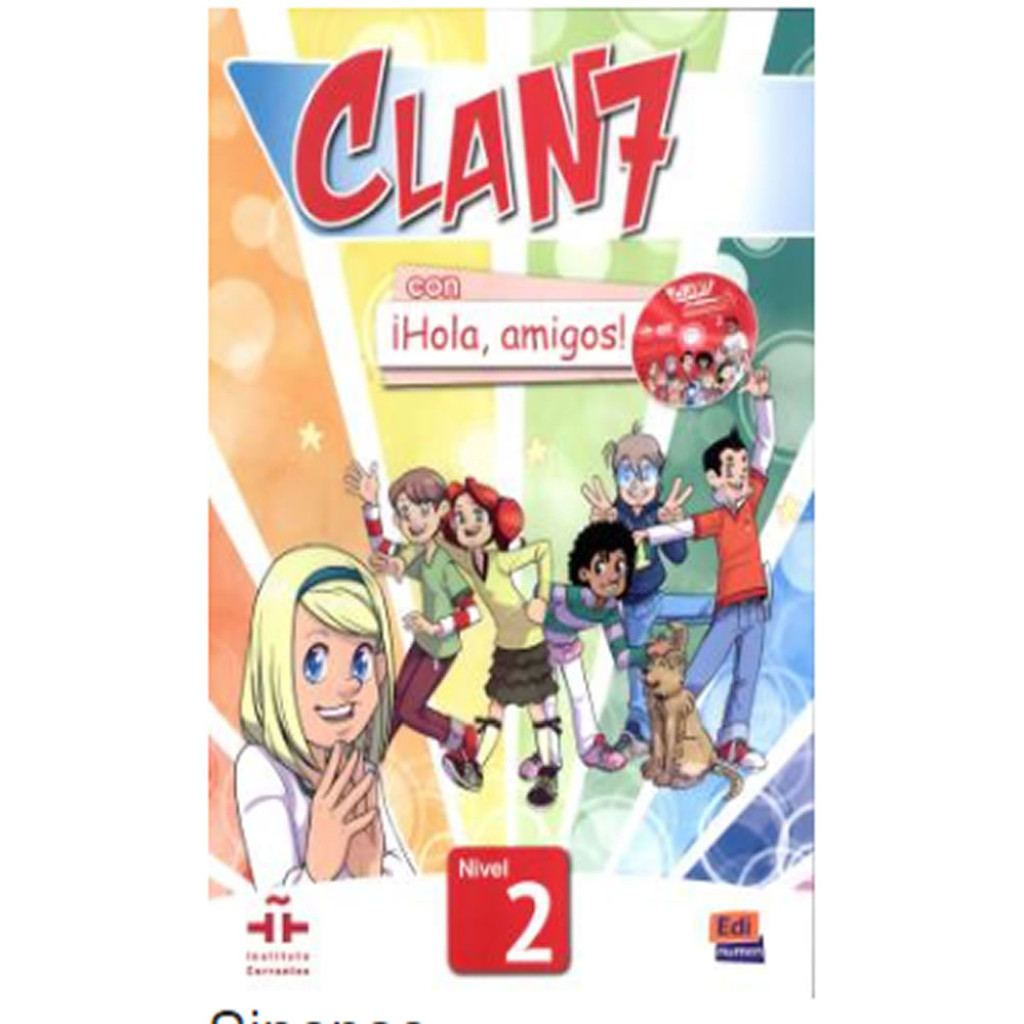 CLAN 7 CON HOLA, AMIGOS!2   LIBRO DEL ESTUDIANTE em Oferta na Shopee