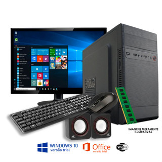 Computador I5 8ºgen / 8gb Ram Ddr4 / Ssd960 / Tela 21 / Wifi em Oferta na Shopee