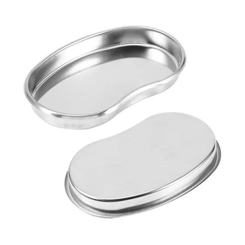 Bandeja Cuba Rim  Estéica Micropigmentação Aço Inox Grande