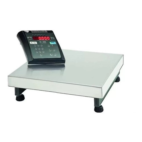 Balança Eletrônica Industrial Com Painel Digital Ramuza Dp 300kg Base 50x50 Bivolt 127/220V