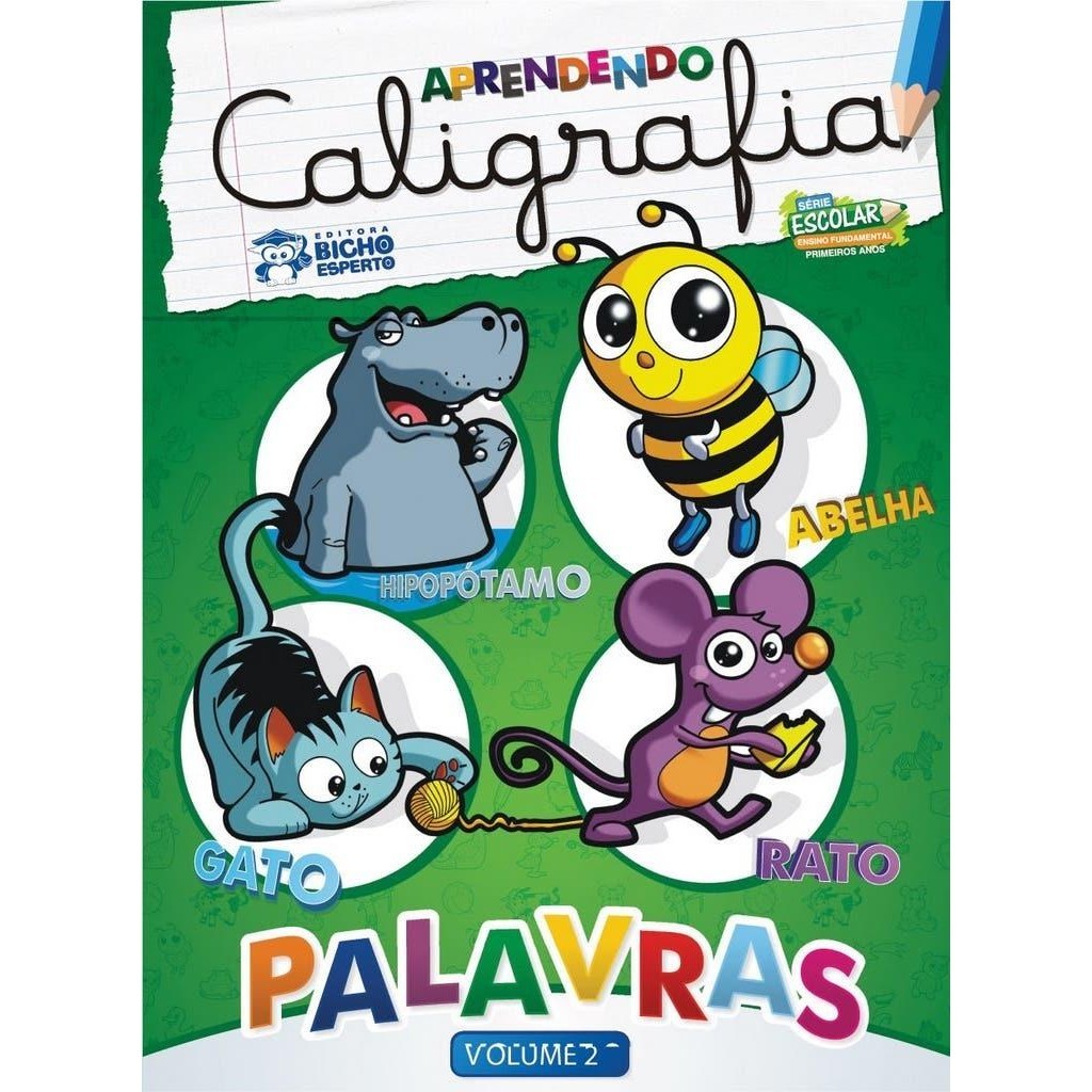 Aprendendo Caligrafia - Palavras em Oferta na Shopee