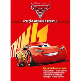 Aprender é Incrível Disney - Pixar - Carros 3 Aprendendo a Escrever em Oferta na Shopee