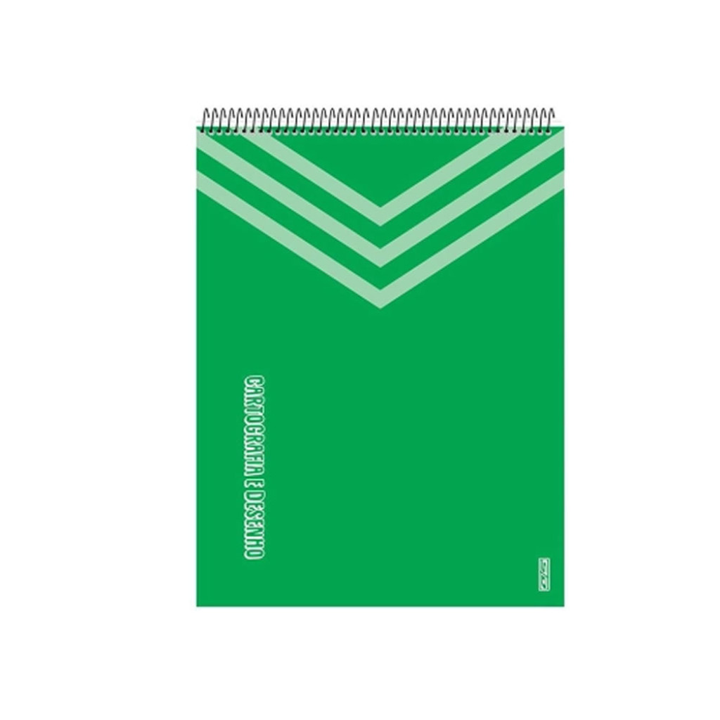 CAD CARTOGRAFIA ESPIRAL 60F  KBOM   VERDE   10365 - Stationery