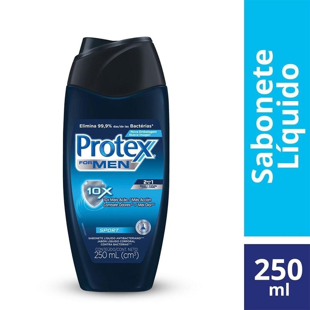 Sabonete Liquido Protex For Men Sport 250ml em Oferta na Shopee