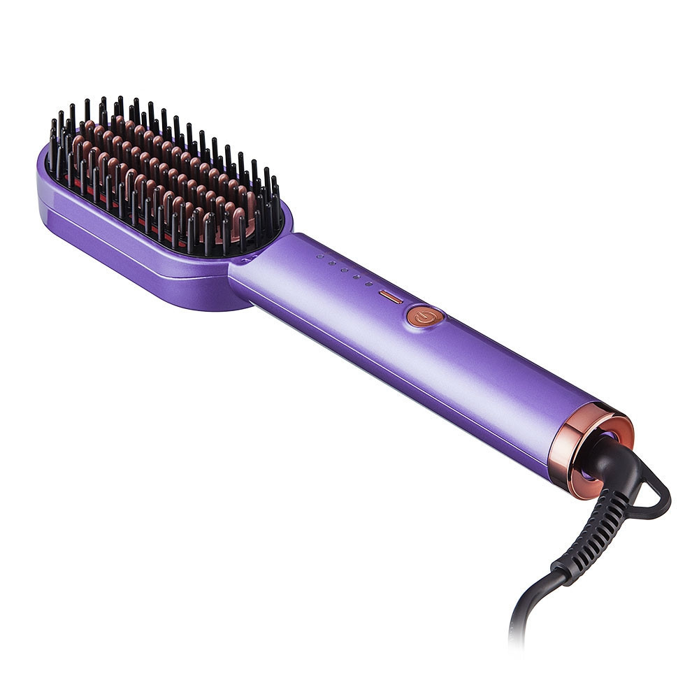 Escova Alisadora Liso Afrodite Roxa 30W Bivolt Multi Care - EB135 em Oferta na Shopee