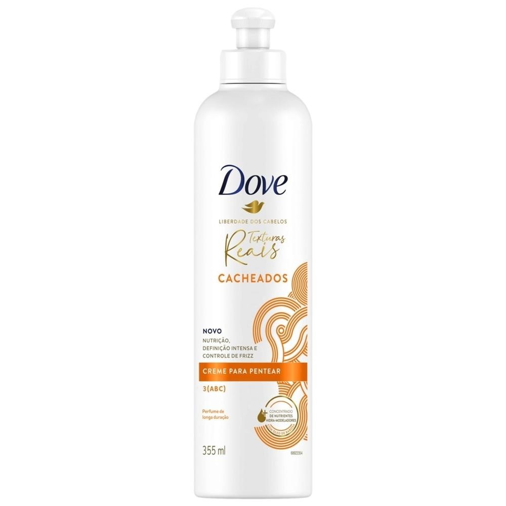 Creme para Pentear Dove Texturas Reais Cacheados com Oleo de Babosa 355ml em Oferta na Shopee
