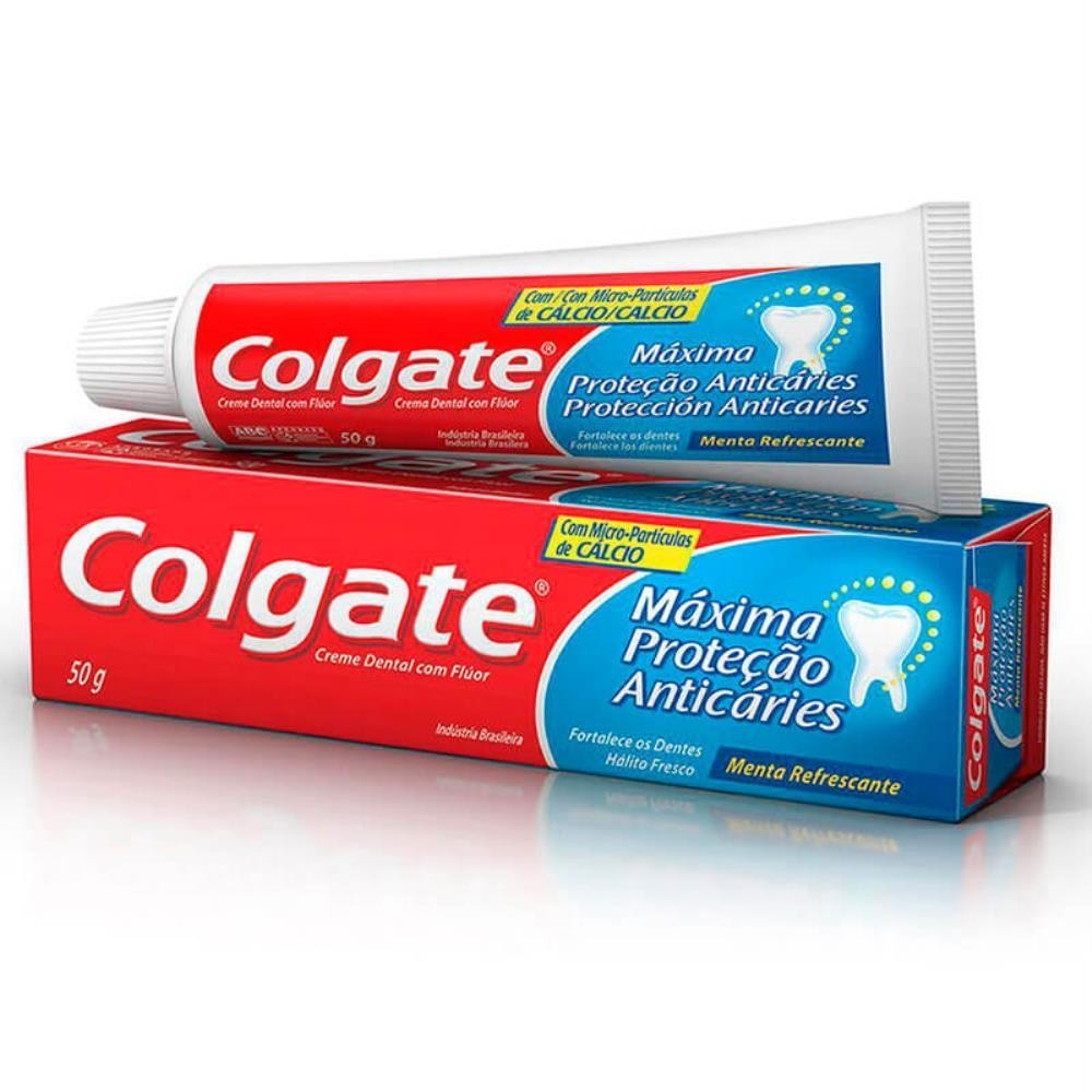 COLGATE CREME DENTAL M.P.A SABOR MENTA REFRESCANTE COM 50G em Oferta na Shopee