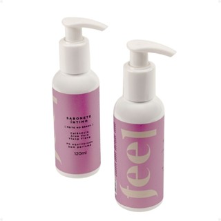 2 Sabonetes Líquido Íntimo Feel 120ml Calêndula e Aloe Vera em Oferta na Shopee