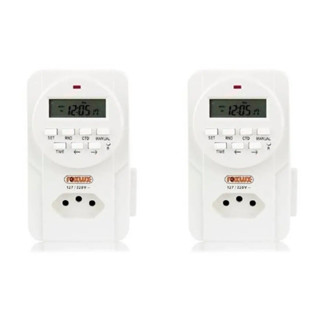 Kit 4 Timer Temporizador Digital Foxlux Bivolt | automação prática, programação confiável em Oferta na Shopee