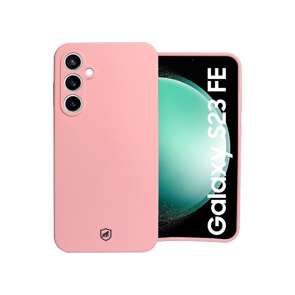 Capa Case Capinha para Samsung Galaxy S23 FE - Silicon Premium Rosa - Gshield