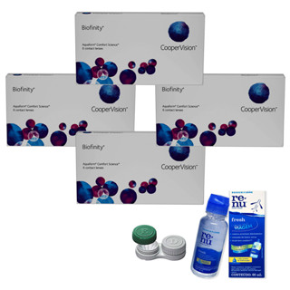 Lente De Contato Biofinity Coopervision 03 + 01 Grátis em Oferta na Shopee