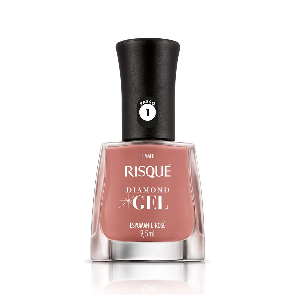 Esmalte Risque diamond gel espumante rosé 9,5ml