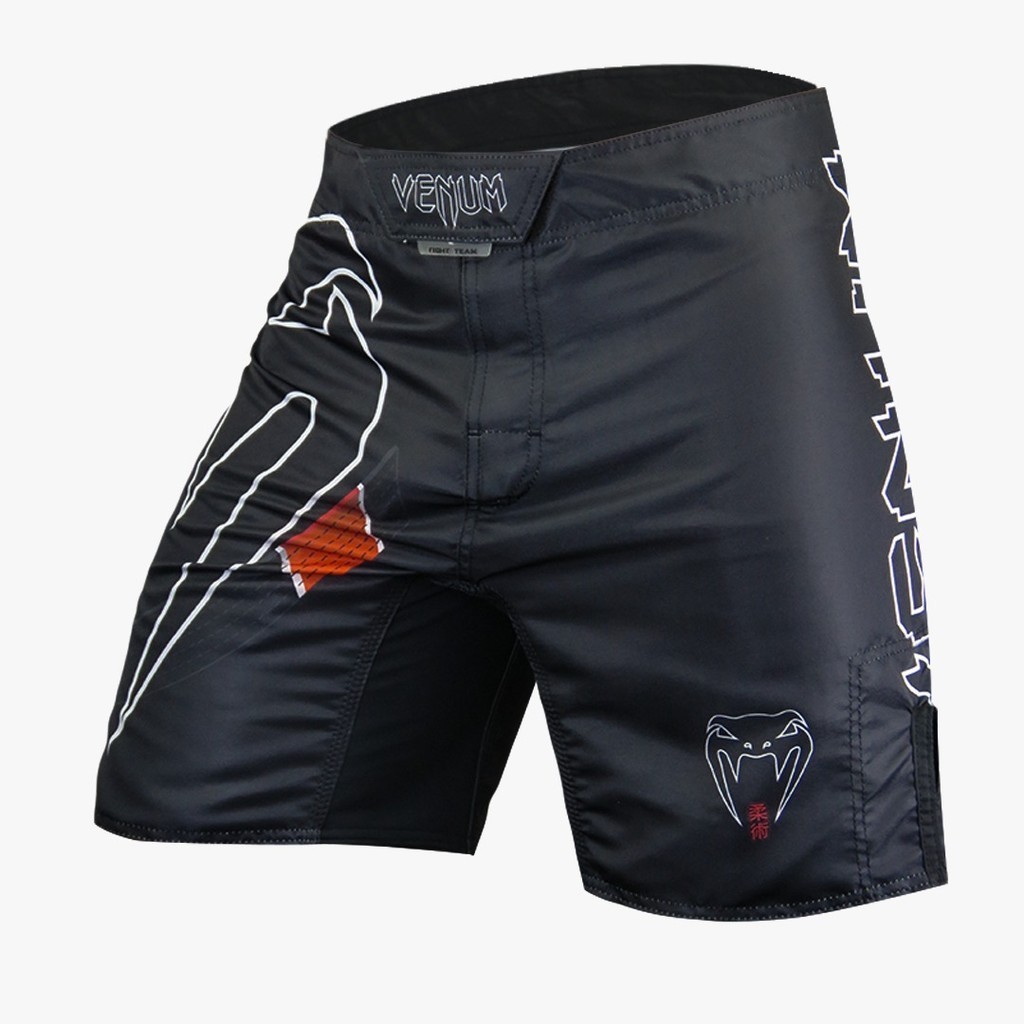 Fight Short Venum Black Belt New Style Black