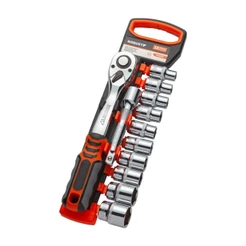 Jogo de Soquetes Sextavados 10 a 24mm 12 peças ROBUST